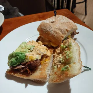 Steak and Avocado Sandwich
