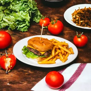 Cheeseburger &amp; Fries