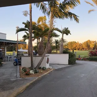 Outdoor seating area