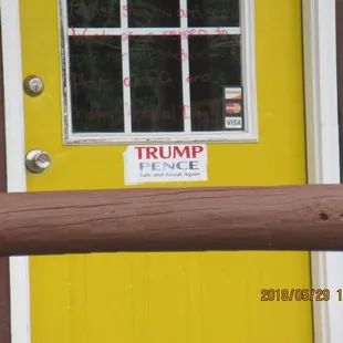 Hole Family front door. &apos;Nuf said😱