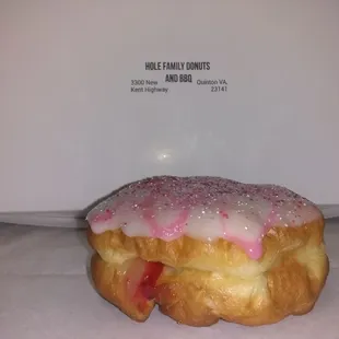 Strawberry Lemonade Donut!