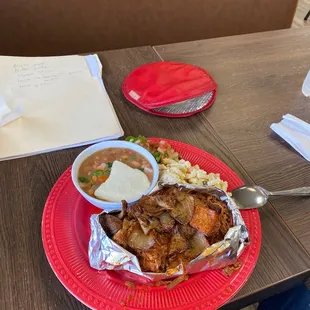 Barbacoa plate.