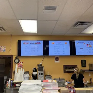sushi and sashimi, interior