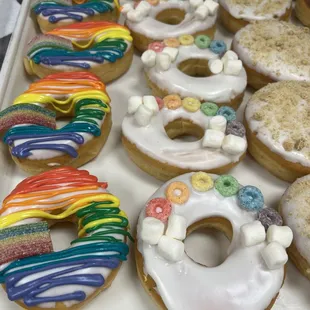 dough desserts, food, donuts