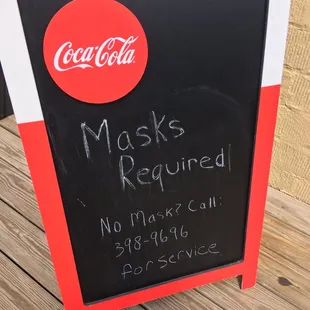 mask required