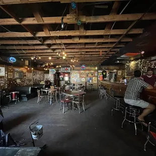 a man sitting at a bar
