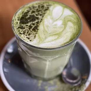 Matcha Latte with oat milk