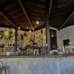 bar area