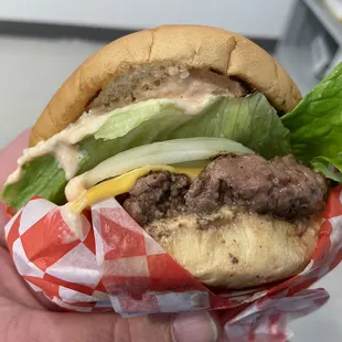 Hole in the wall burger