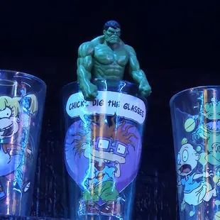 the hulk and other cartoon characters