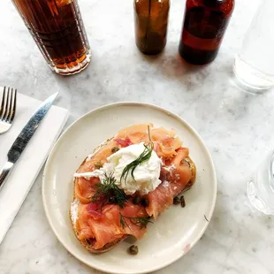 Salmon toast