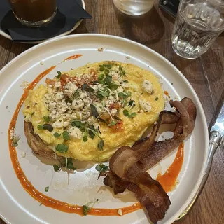 Kimchi Scambled Eggs