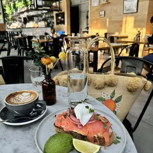 Smoked Salmon Lox Toast