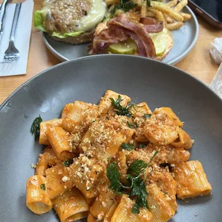 Spicy Shrimp Vodka Rigatoni
