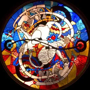 New Hole Stained Glass Window