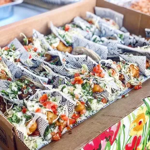 The beautiful fish tacos (Taco Box)