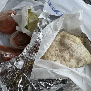 Asada burrito