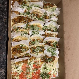 Chicken and steak taco pack