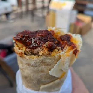 The salsa is fire.