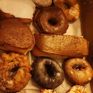 a variety of doughnuts