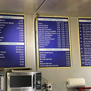 menu as of 1/10/2022
