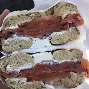 Lox bagel
