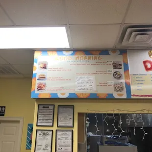 Menu/prices