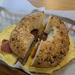 Holey Smokes sandwich