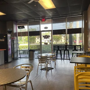 Bagel bar (just before a bunch of people came in)