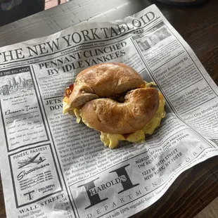 KB Special on French Toast Bagel