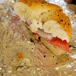 Lox bagel