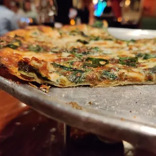 Thin &amp; crispy pizza!