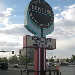 the sign