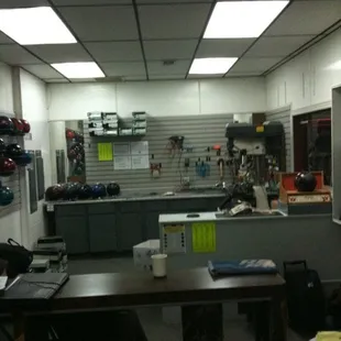 Small pro shop