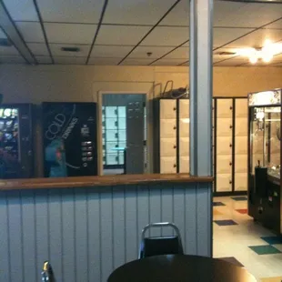 Games and lockers