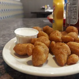 Fried mushrooms and ranch