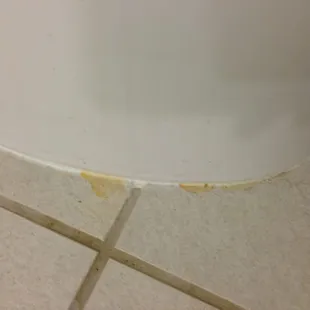 This was the condition of our bathroom when we checked in