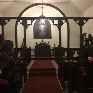 Interior of the Presbyterian Church