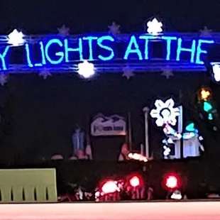 This is the entrance to the Holiday Lights At The Beach.  Photo taken December 29, 2020.
