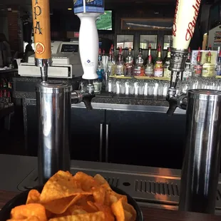 They put a bowl of free Doritos in front of me and they have O'Dell's IPA on tap!