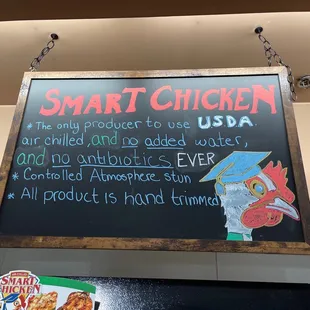 High quality meats here! High end stuff.