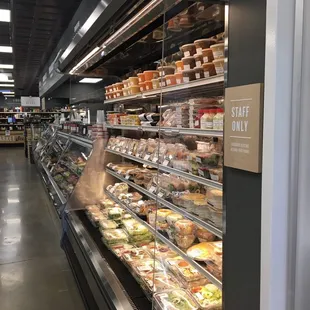 a display of food in a store
