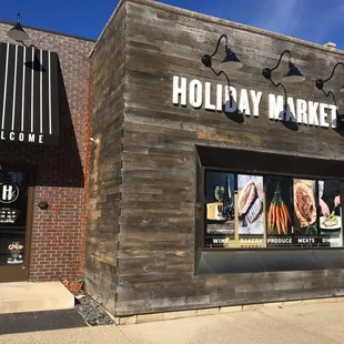 the front of the store