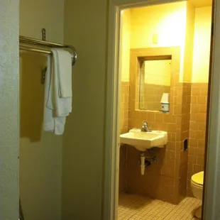 Spacious dressing area