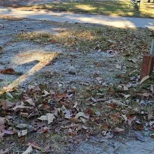 The dirt sites and hookups.