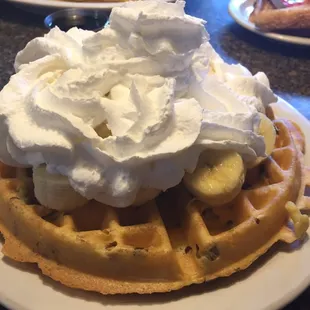 food, waffles