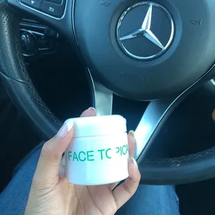 Natural CBD topical cream for allergies and inflammation.