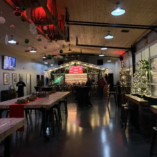 the interior of the restaurant