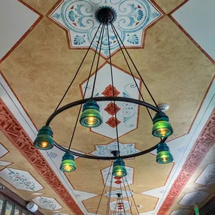 Ceiling in the bar