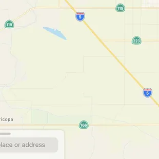 Ca 99 to 166 west then 33 north to hit Holland Inn Taft